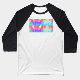 Colorful Losango Pattern Baseball T-Shirt